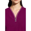 Healing Hands Woman's V-neck Top 2274-WINE - Wine