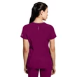 Healing Hands Woman's V-neck Top 2274-WINE - Wine