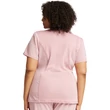 Cherokee Woman's Round Neck Top 2624A-FHRS - Frosted Rose Heather