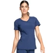 Cherokee Woman's Mock Wrap Top 2625A-NYPS - Navy blue