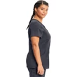 Cherokee Woman's Mock Wrap Top 2625A-PWPS - Pewter