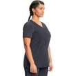 Cherokee Woman's Mock Wrap Top 2625A-PWPS - Pewter