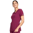 Cherokee Woman's Mock Wrap Top 2625A-WNPS - Wine
