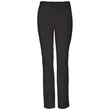 Cherokee Woman's Mid Rise Slim Straight Drawstring Pant 4203-BLKW - Black