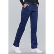 Cherokee Woman's Mid Rise Slim Straight Drawstring Pant 4203-NAVW - Navy blue