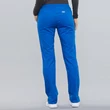 Cherokee Woman's Mid Rise Slim Straight Drawstring Pant 4203-ROYW - Royal blue