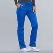 Cherokee Woman's Mid Rise Slim Straight Drawstring Pant 4203-ROYW - Royal blue