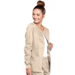 Cherokee Woman's Zip Front Warm-Up Jacket 4315-KAKW - Khaki