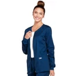 Cherokee Woman's Zip Front Warm-Up Jacket 4315-NAVW - Navy blue