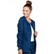 Cherokee Woman's Zip Front Warm-Up Jacket 4315-NAVW - Navy blue