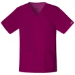 Cherokee Unisex V-Neck Top 4725-WINW - Wine