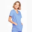 Cherokee Woman's Mock Wrap Top 4728-CIEW - Ciel Blue