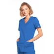 Cherokee Woman's Mock Wrap Top 4728-ROYW - Royal blue