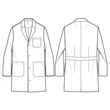 Healing Hands Man's Luke Labcoat 5101-WHITE