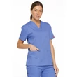 Dickies Woman's V-Neck Top 86706-CIWZ - Ciel Blue