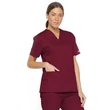 Dickies Woman's V-Neck Top 86706-WIWZ - Wine
