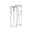 Cherokee Men's Mid Rise Jogger CK004AT-PWPS - Pewter