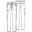 Cherokee ženske hlače siva - CK095-PBBL