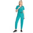 Cherokee Woman's Mid Rise Jogger CK110A-TLPS - Teal Blue