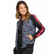 Cherokee Woman's Zip Front Jacket CK309-MRHT - Marked Hearts