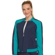 Cherokee Woman's Zip Front Warm-up Jacket CK310A-NYPS - Navy blue