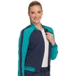 Cherokee Woman's Zip Front Warm-up Jacket CK310A-NYPS - Navy blue