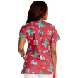 Cherokee Woman's V-Neck Top CK616-MWCM - Meowy Christmouse