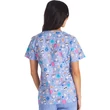 Cherokee Woman's V-Neck Print Top CK651-DNAF - Dental Affirmations