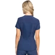 Cherokee Woman's Zip Front V-Neck Top CK810A-NYPS - Navy blue
