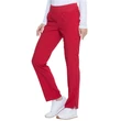 Dickies Woman's Natural Rise Tapered Leg Pull-On Pant DK005-RED - Red