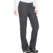 Dickies Woman's Mid Rise Straight Leg Drawstring Pant DK130-PWT - Pewter