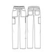 Dickies Hlače na navlačenje, boja nježne jagode - DK135-FSAW