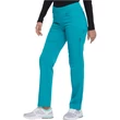 Dickies Woman's Mid Rise Tapered Leg Pull-on Pant DK135-TLB - Teal Blue