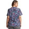Dickies Woman's V-Neck Print Top DK623-FGAI - Flor-get About It