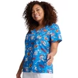 Dickies Woman's V-Neck Top DK721-SUSM - Super Smile