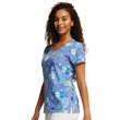 Dickies Woman's V-Neck Print Top DK852-FGFU - Fillings For You