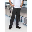 Karlowsky Workwear Men's Chef Trousers Checked KAR HM4-BLK - Black