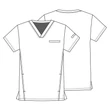 Cherokee Men's V-Neck Top TF700-CSTQ - Lightning McQueen