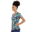 Cherokee Woman's V-Neck Top TF732-SNNF - Woodland Stroll