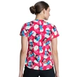 Tooniforms Woman's V-Neck Print Top TF744-LHAT - Adopt Today