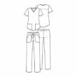 Cherokee ženska set: hlače+bluza bordo - VT503C-WIN