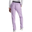 Cherokee Woman's Mid Rise Tapered Leg Drawstring Pant WW105-PUFR - Purple Freesia