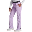 Cherokee Woman's Mid Rise Tapered Leg Drawstring Pant WW105-PUFR - Purple Freesia