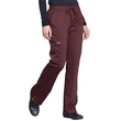 Cherokee Woman's Mid Rise Moderate Flare Drawstring Pant WW120-ESP - Espresso