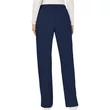 Cherokee Woman's Mid Rise Moderate Flare Drawstring Pant WW120-NAV - Navy blue
