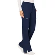 Cherokee Woman's Mid Rise Moderate Flare Drawstring Pant WW120-NAV - Navy blue