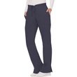 Cherokee Woman's Mid Rise Moderate Flare Drawstring Pant WW120-PWT - Pewter