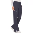 Cherokee Woman's Mid Rise Moderate Flare Drawstring Pant WW120-PWT - Pewter