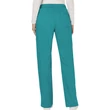 Cherokee Woman's Mid Rise Moderate Flare Drawstring Pant WW120-TLB - Teal Blue