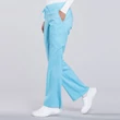 Cherokee Woman's Mid Rise Moderate Flare Drawstring Pant WW120-TRQ - Turquoise